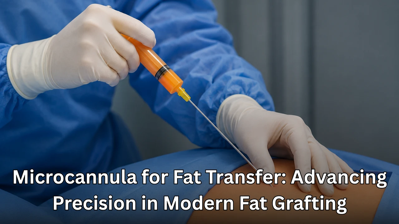 Microcannula for fat transfer